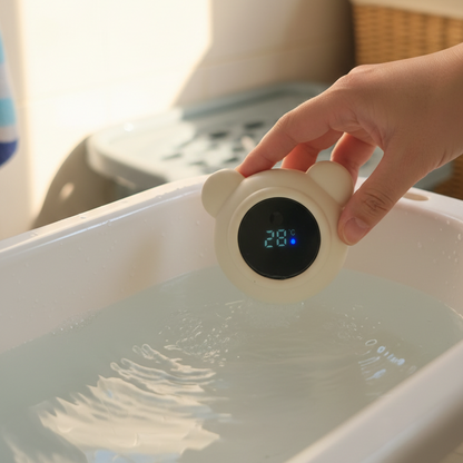 Bear Buddy Bath Thermometer – Lifestyle Shot