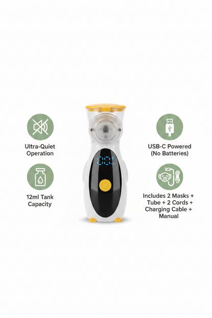 PenguBreath Portable Baby Nebulizer