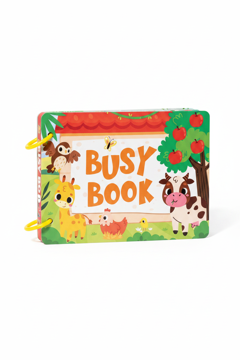BusyBee Toddler Activity Book - clean studio shot