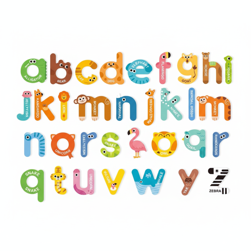 Fridge Friends: 123 & ABC Magnets