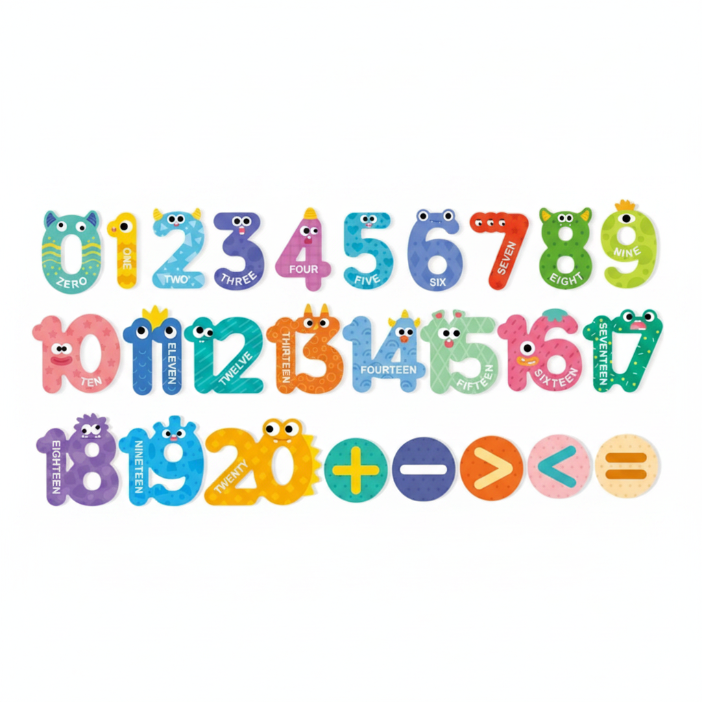 Fridge Friends: 123 & ABC Magnets