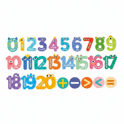 Fridge Friends: 123 & ABC Magnets