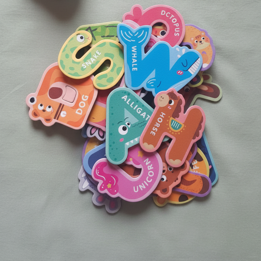 Fridge Friends: 123 & ABC Magnets