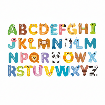 Fridge Friends: 123 & ABC Magnets
